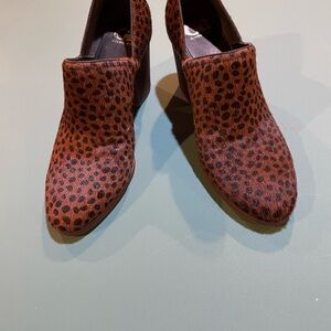 Gianvito Rossi Brown Leopard Print Ankle Boots